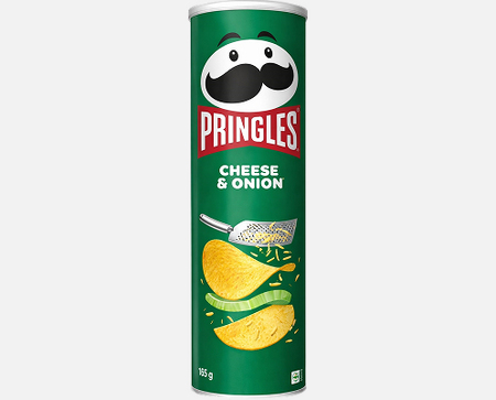 Pringles Sour Cheese Onion (Сыр и лук) 165гр